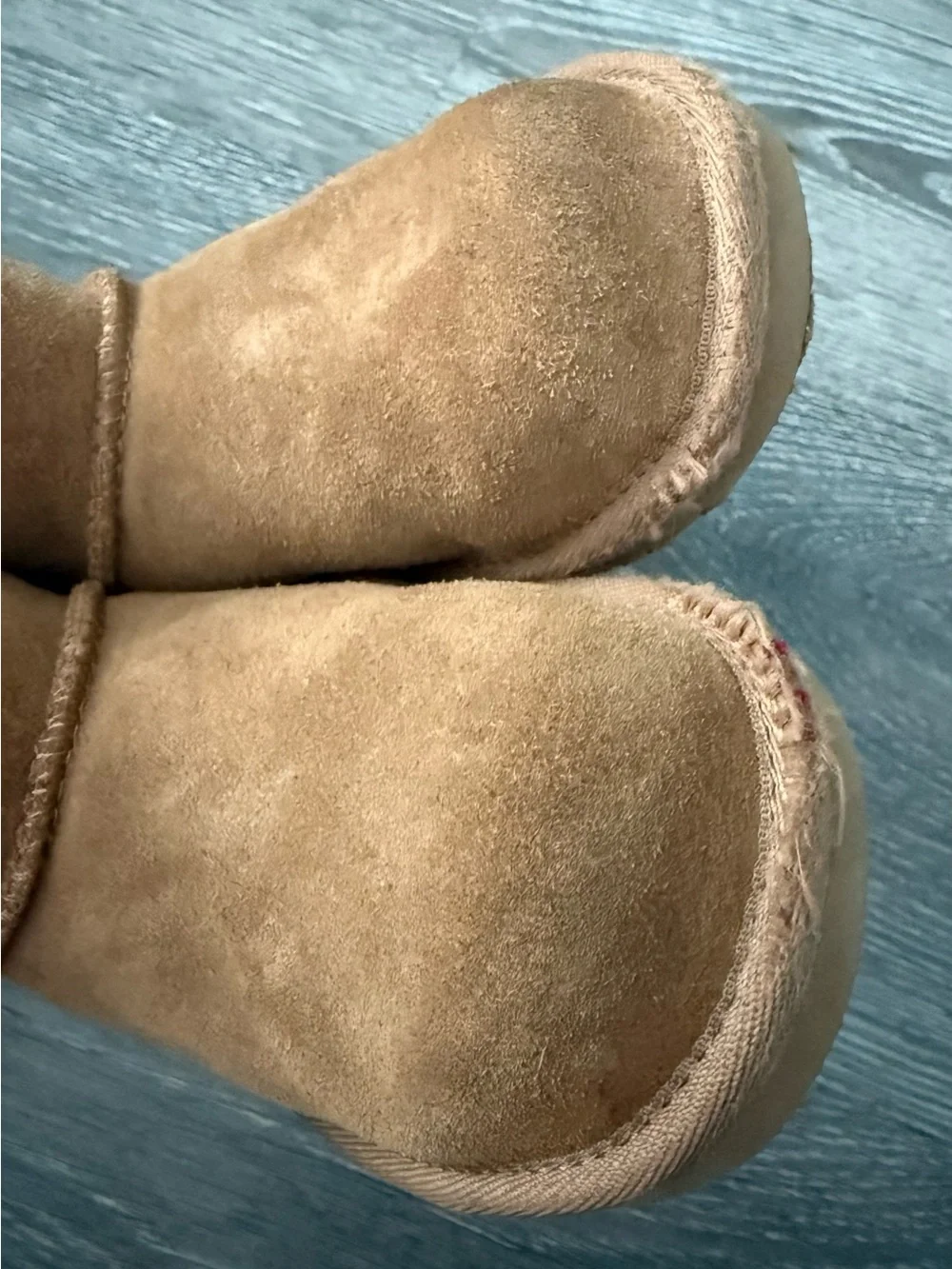 UGG Chestnut Suede Shearling Lined Short Boots